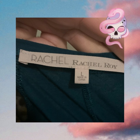 💀 Teal Dressy Tank Top - Picture 4 of 4